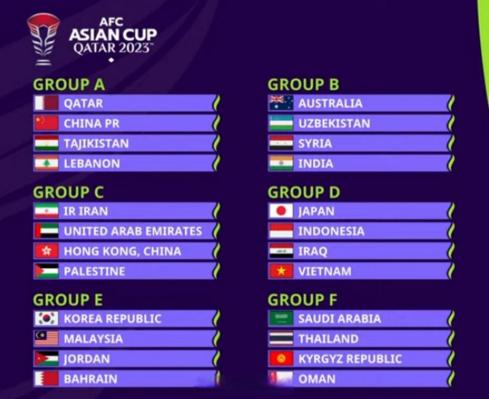 亚洲杯2024赛程时间表